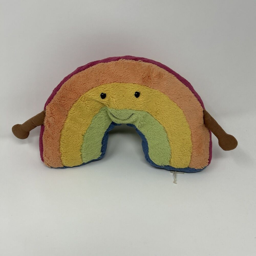 Jellycat Amuseables Rainbow Fun Plush Toy 12.6 Inch Adorable Colorful